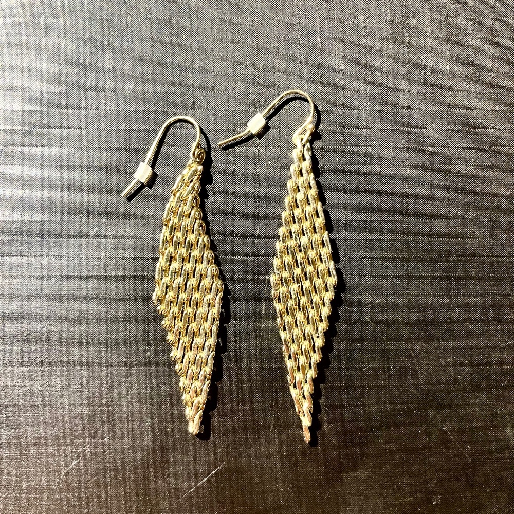 Gold Dangling Earrings